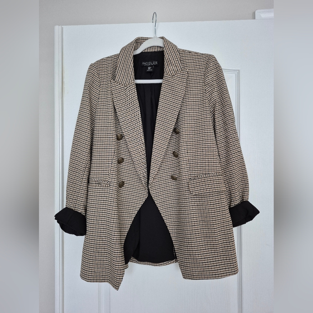 Rachel Zoe,  Black, Brown, Tan Blazer Size M